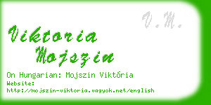 viktoria mojszin business card